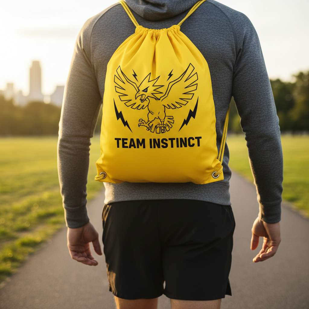 Team Instinct Drawstring Bag Lifestyle