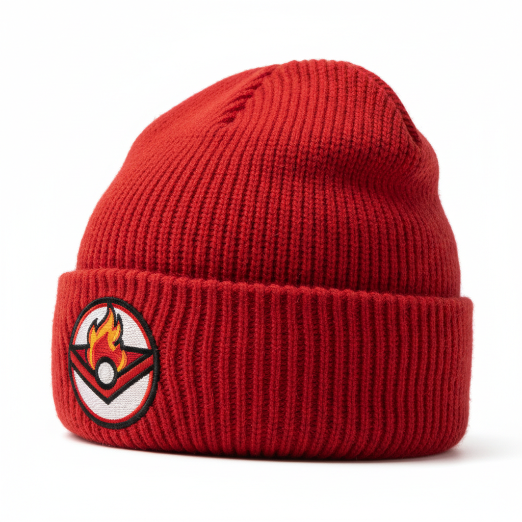 Team Valor Beanie Side View