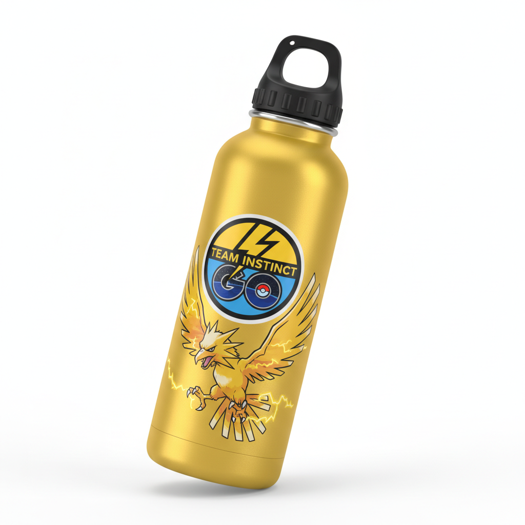 Team Instinct Water Bottle Angled View