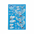 Team Mystic Sticker Pack Sheet