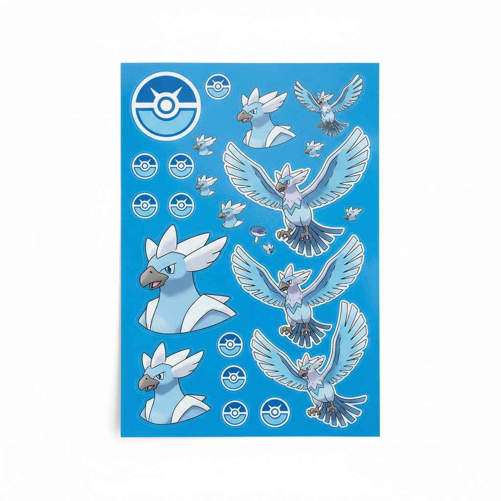 Team Mystic Sticker Pack Sheet