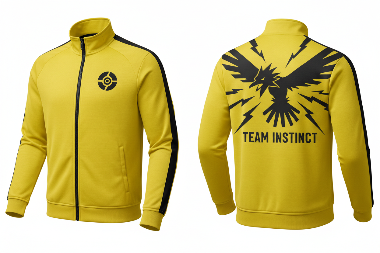 Pokemon Instinct Jacket front and back