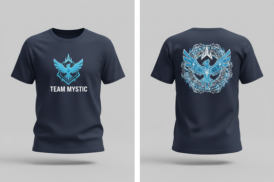 Pokemon Mystic T-Shirt front and back