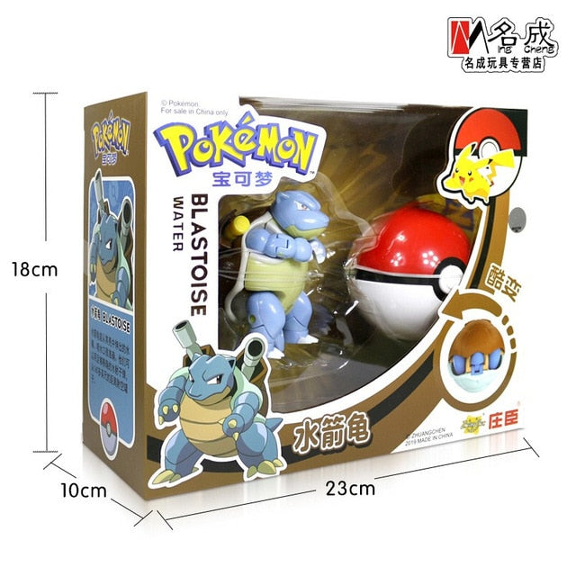 Pokemon toys set Pocket Monster Pikachu Action Figure Pokemon Game Poke Ball Model Charmander Anime Figure Collect Toy Kids Gift
