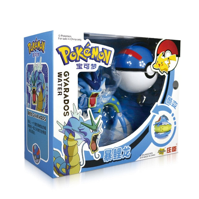 Pokemon toys set Pocket Monster Pikachu Action Figure Pokemon Game Poke Ball Model Charmander Anime Figure Collect Toy Kids Gift