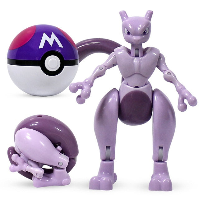 Pokemon toys set Pocket Monster Pikachu Action Figure Pokemon Game Poke Ball Model Charmander Anime Figure Collect Toy Kids Gift