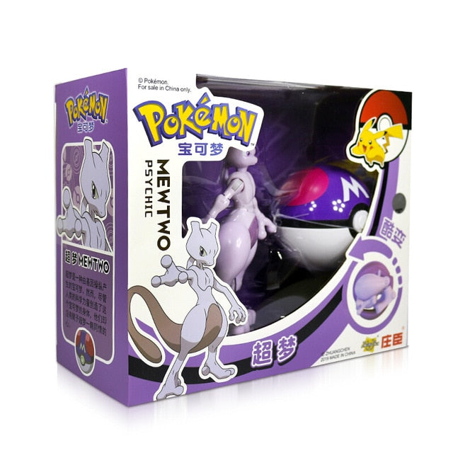 Pokemon toys set Pocket Monster Pikachu Action Figure Pokemon Game Poke Ball Model Charmander Anime Figure Collect Toy Kids Gift