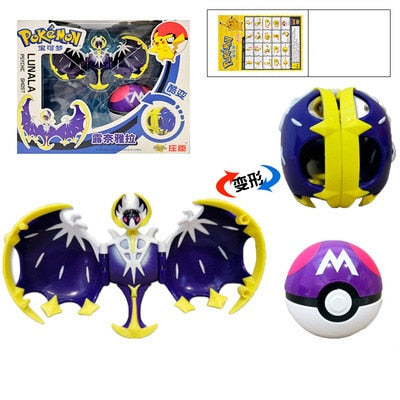 Pokemon toys set Pocket Monster Pikachu Action Figure Pokemon Game Poke Ball Model Charmander Anime Figure Collect Toy Kids Gift