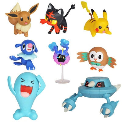 Pokemon toys set Pocket Monster Pikachu Action Figure Pokemon Game Poke Ball Model Charmander Anime Figure Collect Toy Kids Gift
