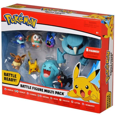 Pokemon toys set Pocket Monster Pikachu Action Figure Pokemon Game Poke Ball Model Charmander Anime Figure Collect Toy Kids Gift