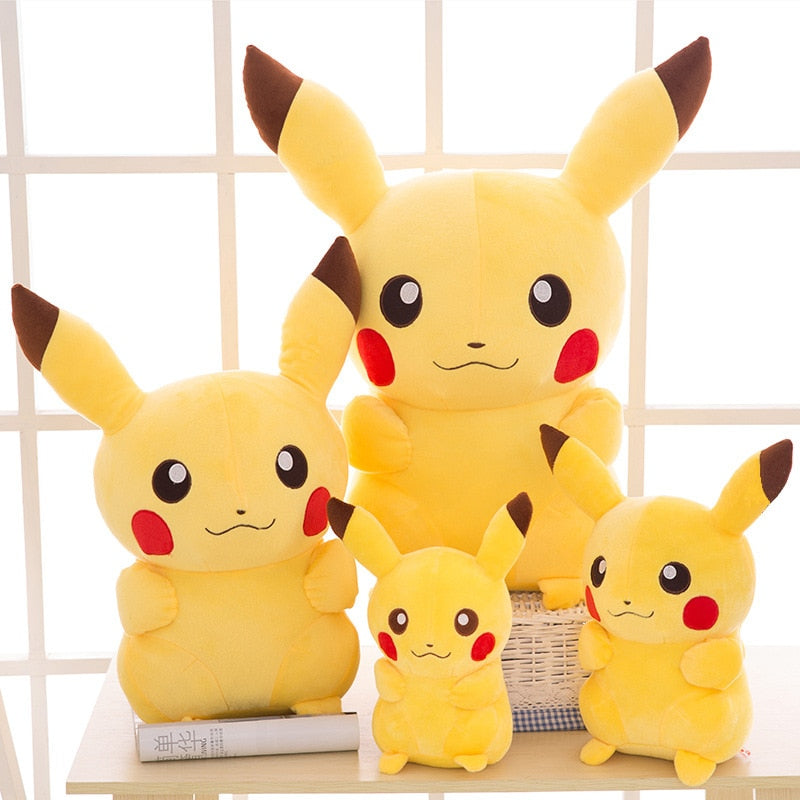 NEW TAKARA TOMY Pokemon Pikachu Plush Toys Stuffed Toys Japan Movie Pikachu Anime Dolls Christmas Birthday Gifts for Kids