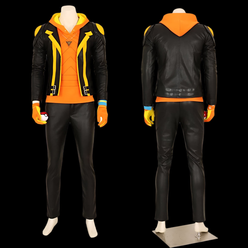 Pokemon Go Spark Team Leader Instinct Cosplay Costume Tailor Made